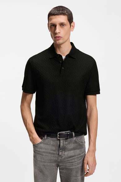 ΜΠΛΟΥΖΑ POLO BOSS - 001 ΜΑΥΡΟ